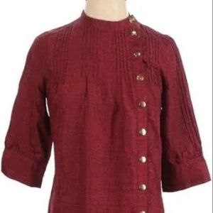 Madchen Anthropologie Red 100% Silk